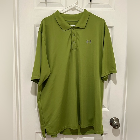 Under Armour Other - Under Armour Men's Olive Green Polo Shirt XXL